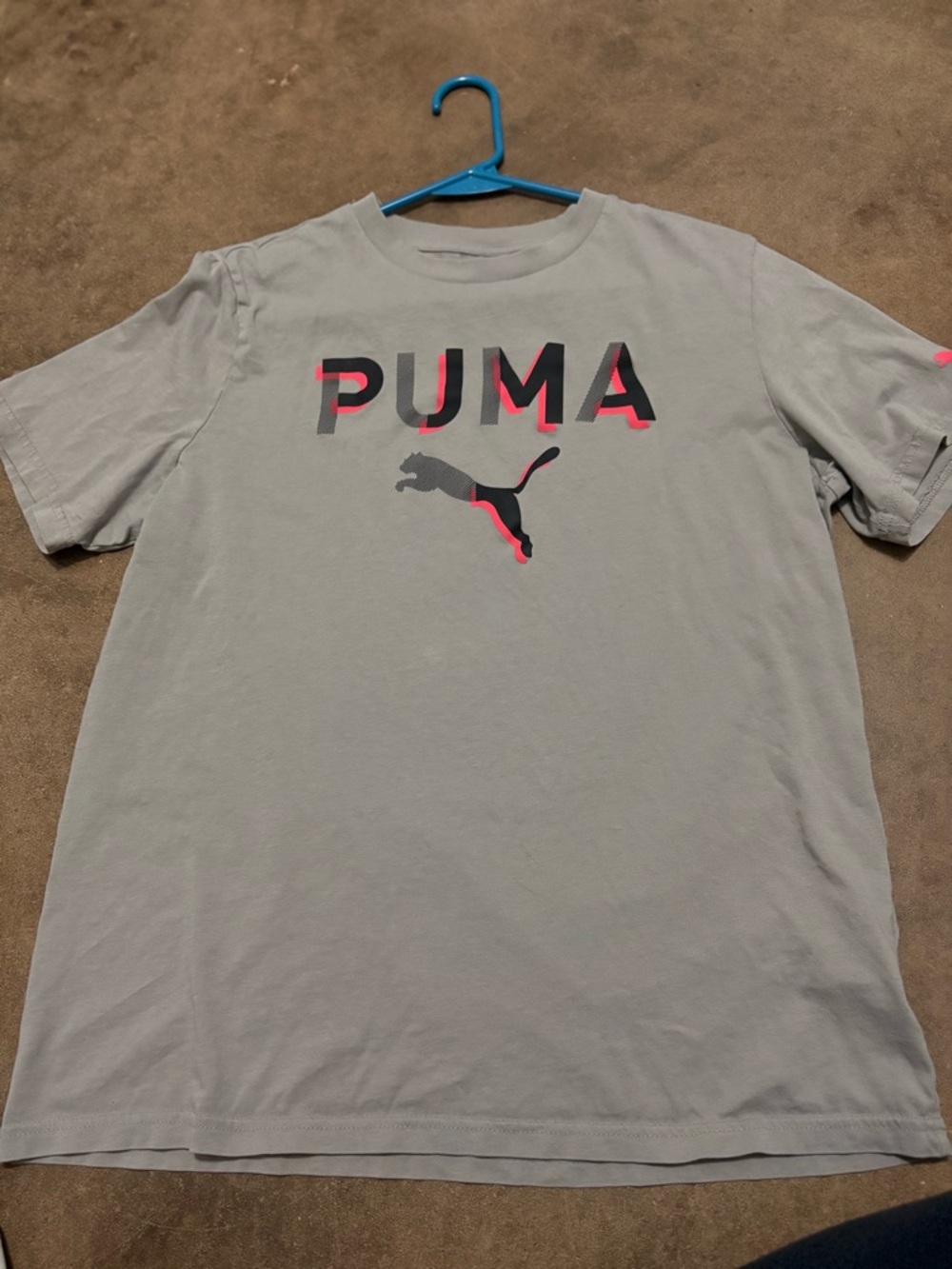 PUMA Men's Short-Sleeve Logo T-Shirt Medium